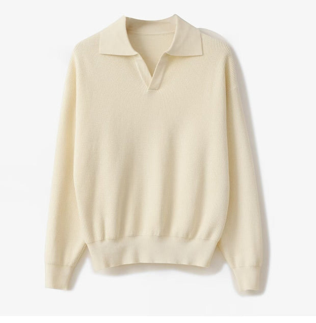 Herren Strick-Polopullover - Mervik