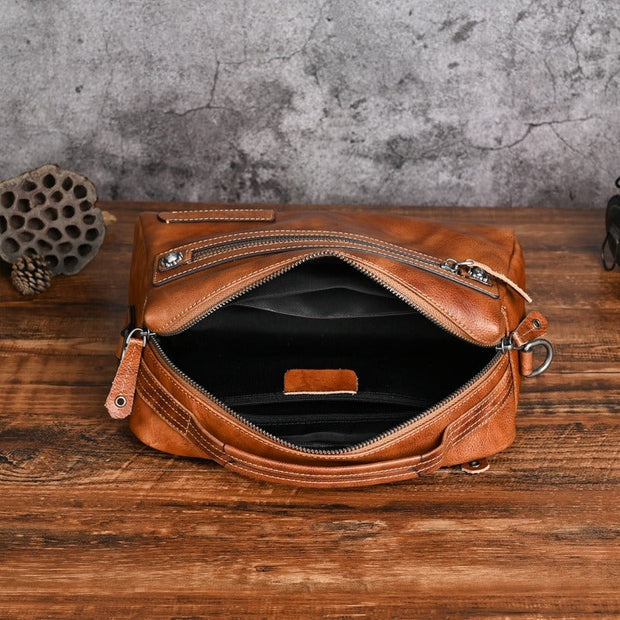 Herrenhandtasche aus Kunstleder kompaktes urbanes Design - Laurent