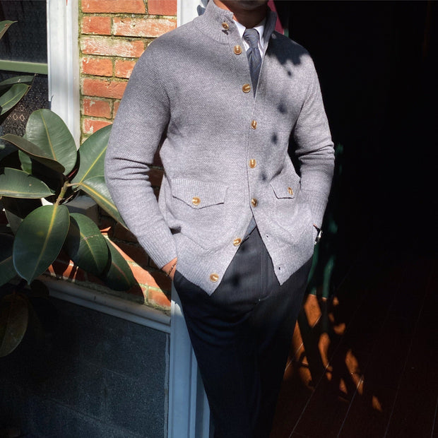 Rollkragenpullover aus Grobstrick - Moose
