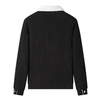 Herren-Cordjacke mit Fleece-Futter, legerer Stil - Alain