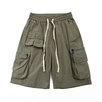Damen-Shorts mit großen Taschen und lässigen Reißverschlüssen - Fey