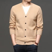 Herren Feinstrickjacke slim fit basic style - Theo