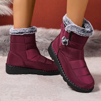 Damen-Winterstiefel mit Thermofutter und rutschfester Sohle - Wolle