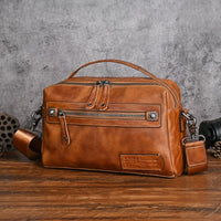 Herrenhandtasche aus Kunstleder kompaktes urbanes Design - Laurent