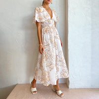 Emilia - Bauchfreies Weißes Kleid