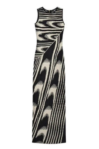 Kay Maxi-Strickkleid mit Rundhalsausschnitt
