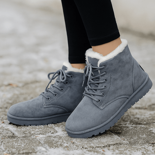 Winterstiefel mit Samtbezug - Alvine