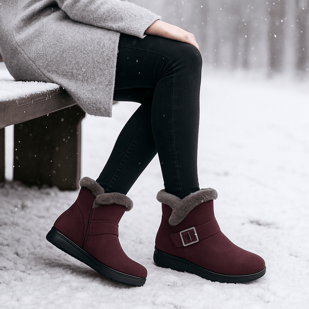 Damenstiefelette mit Schnalle - Ervianne