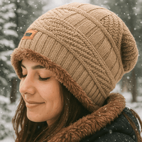 Unisex Beanie mit Doppelmantel-Effekt - Taelion