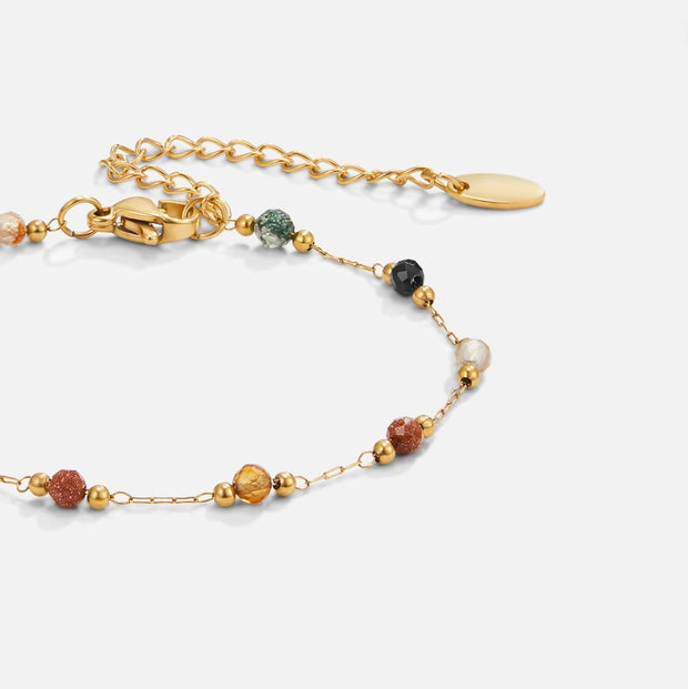 Armband Mit Natürlichen Perlen Und Feine Kette Xylia Elegantes Schmuckstück Für Natürliche Ausstrahlung