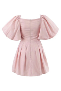Lydia - Minikleid mit Schleife und Puffärmeln