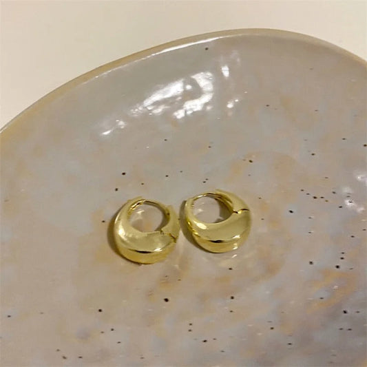 Duo Deluxe Ohrringe Eira Elegante Minimalistische Edelstahl Schmuck Mit Runde Silhouette Für Diskreten Moderner Look