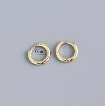 Ohrringe Dainty Delights Tamina Minimalistische Dünne Goldene Kreolen Für Den Alltag Elegante Diskrete Schönheit