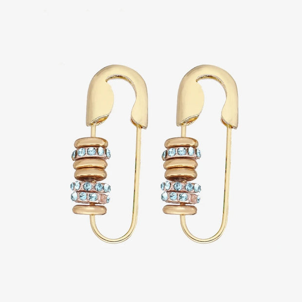 Pindrops Glänzende Ohrringe Rosé Finish Mit Kleinen Steinchen Für Modernen Schmuck Mit Persönlichkeit
