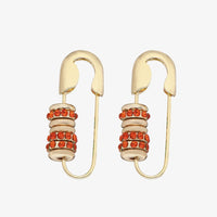 Funkelnde Pindrops Ohrringe Noemi Roségold Finish Modernes Elegantes Design Mit Zierlichen Steinchen