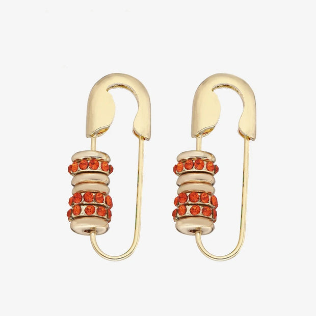 Funkelnde Pindrops Ohrringe Noemi Roségold Finish Modernes Elegantes Design Mit Zierlichen Steinchen