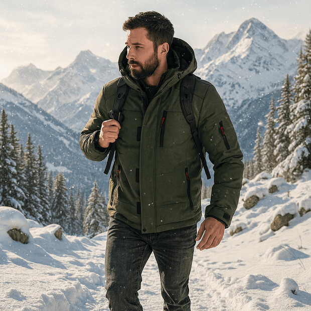 Thermische und winddichte Skijacke für Herren - Eryndor