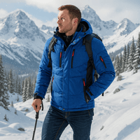Thermische und winddichte Skijacke für Herren - Eryndor