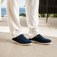 Einfarbige Herren-Mokassins im Herbst-Look – Gerald