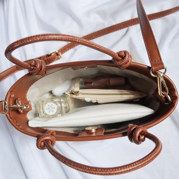 Nola Tropische Geflochtene Handtasche