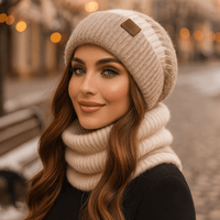 Weiche Wintermütze und Schal für Damen - Alvyn