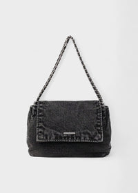 Metallische Kettentasche im urbanen Denim-Stil - Briseida