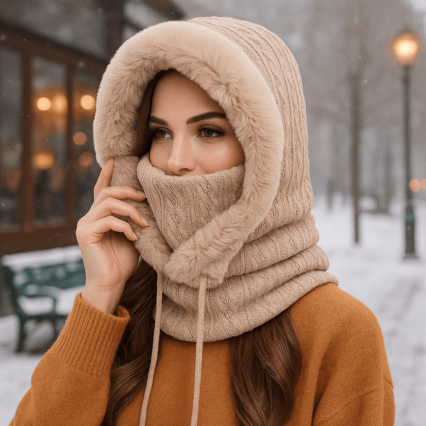 Kapuzenschal für Frauen Winterschal - Elrian