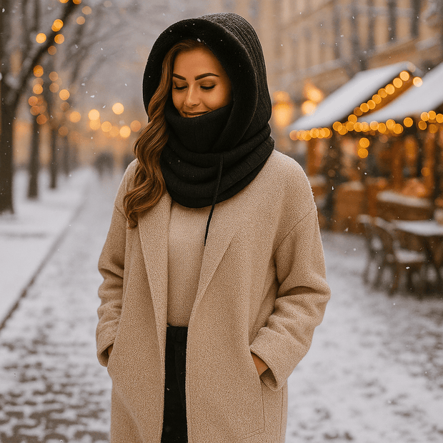 Kapuzenschal für Frauen Winterschal - Elrian