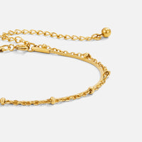 Doppelkettenarmband Für Damen Mit Subtilen Glanz Und Funkelnden Details Schmuckstück In Genf