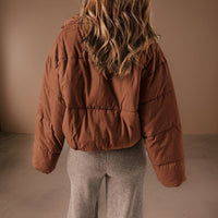 Carola - Einfarbige Steppjacke