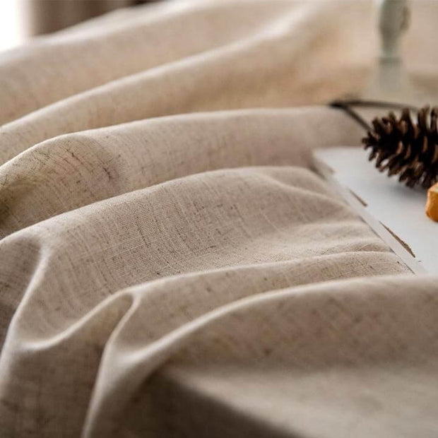 Tischdecke aus Naturleinen