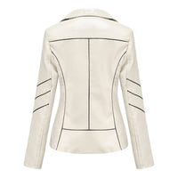 Lässiger Lederblazer