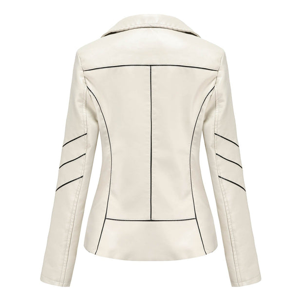 Lässiger Lederblazer