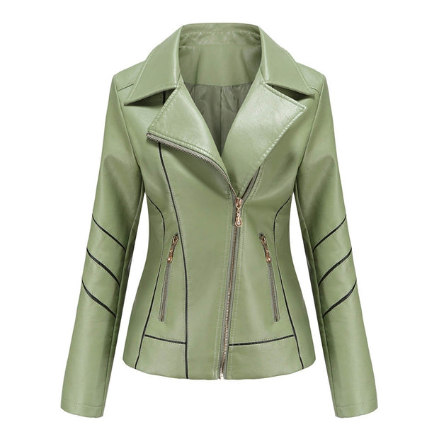 Lässiger Lederblazer