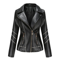 Lässiger Lederblazer