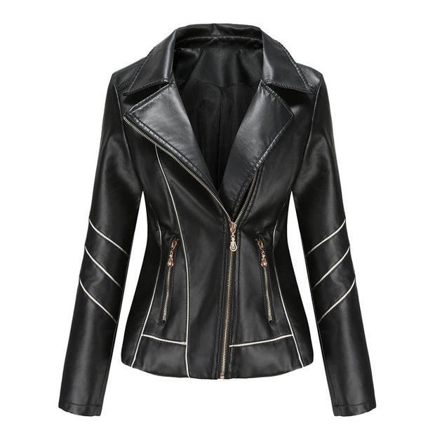 Lässiger Lederblazer