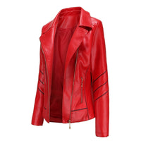 Lässiger Lederblazer