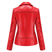 Lässiger Lederblazer