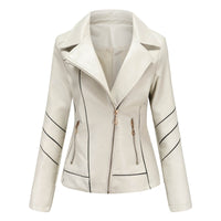 Lässiger Lederblazer