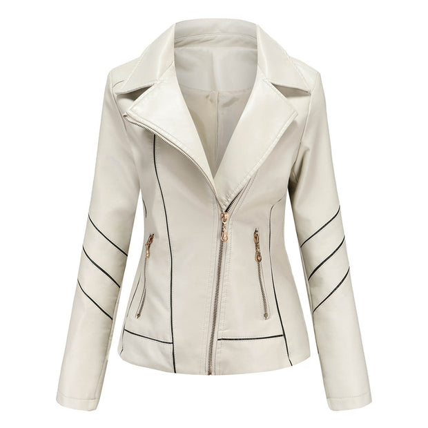 Lässiger Lederblazer