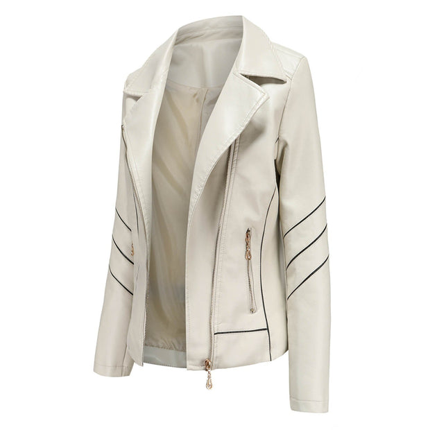 Lässiger Lederblazer