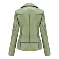 Lässiger Lederblazer