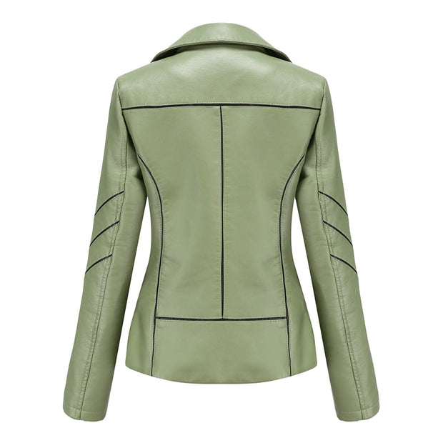 Lässiger Lederblazer