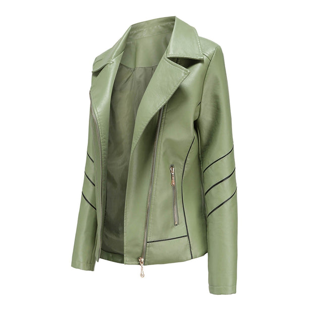 Lässiger Lederblazer