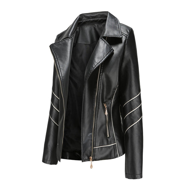 Lässiger Lederblazer