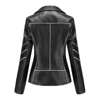 Lässiger Lederblazer