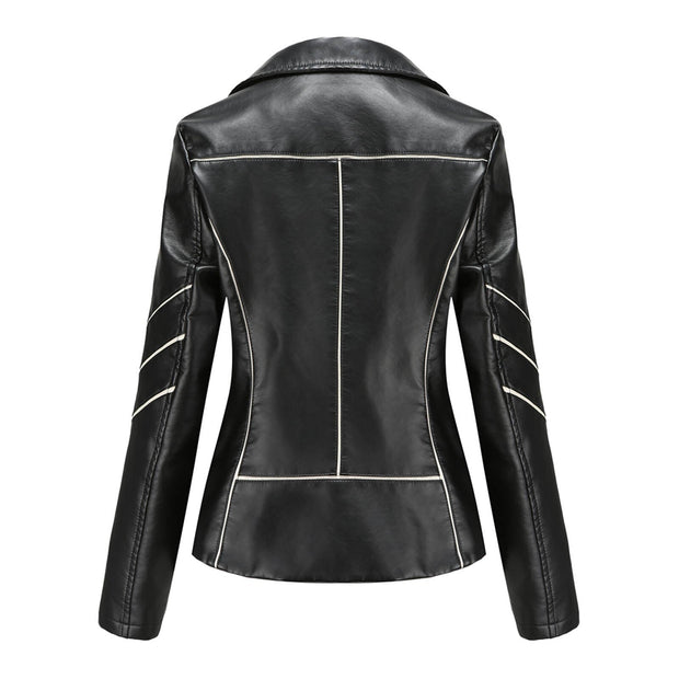 Lässiger Lederblazer