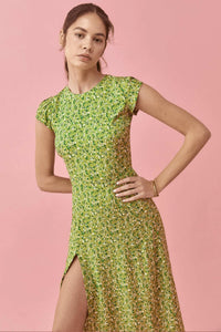 Magda - Bedrucktes Midi-Sommerkleid