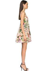 Rubi - Gerafftes Minikleid mit Rüschen