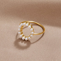 Damenring Mit Perle Allegra Eleganter Zeitloser Perlenschmuck Für Damen Puristischer Klassiker